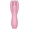 Stimulateur Threesome 3 rose USB - Satisfyer