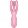 Stimulateur Threesome 3 rose USB - Satisfyer
