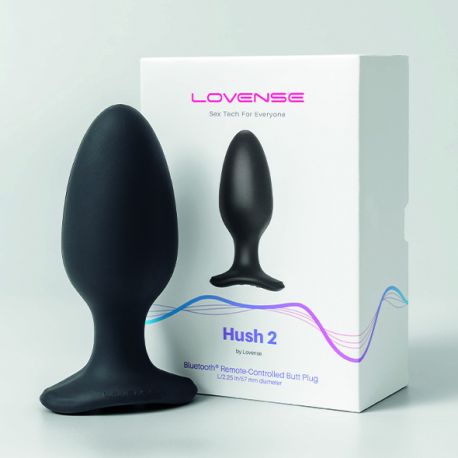 Plug connecté Hush 2 Lovense 2 tailles aux choix