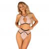 Lilines ensemble lingerie noir Obsessive
