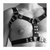 Harnais simili Nail Noir - KinkHarness