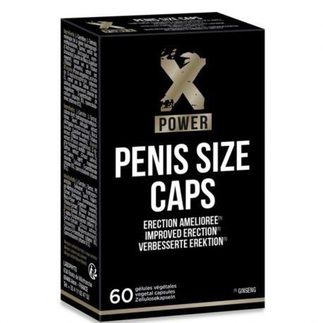 Pénis size caps - Amélioration Taille Volume Erection Cure 1 mois - 60 comprimés Labophyto