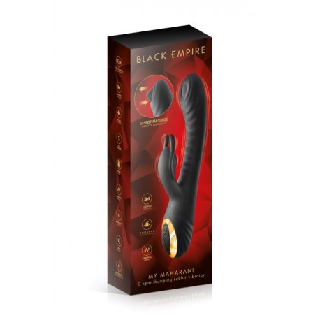 Vibromasseur Rabbit G-SPOT-MASSAGE MY MAHARANI Black Empire