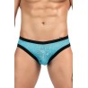 SLIP HOMME DENTELLE TURQUOISE
