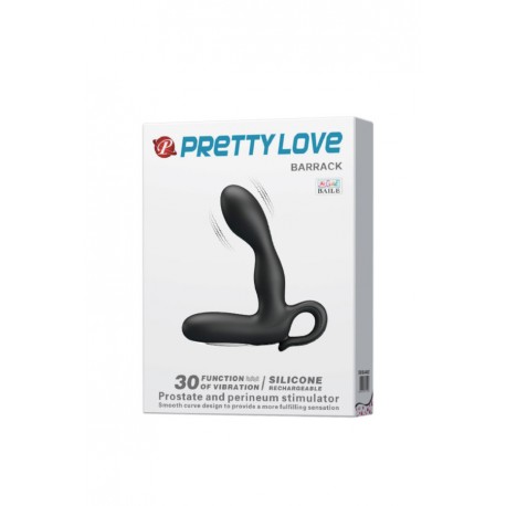 PRETTY LOVE BARRACK BLACK STIMULATEUR PROSTATIC