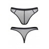 String en maille noire