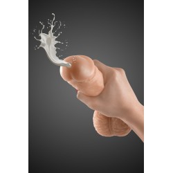 Cum Kane 21,5cm, gode ventouse réaliste éjaculateur