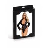 Body noir manche longue TU