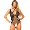 BODY EN FILET ET DENTELLE TAILLE UNIQUE -LEG AVENUE -