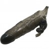GAINE -BRAVE MAN AVEC LAPIN NOIR 16.5 CM -BAILE -