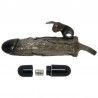 GAINE -BRAVE MAN AVEC LAPIN NOIR 16.5 CM -BAILE -