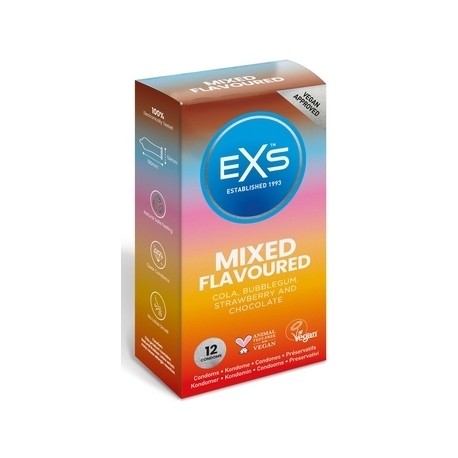 Préservatifs aromatisés Mixed Flavours x12