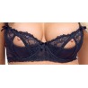 Ensemble jarretelles noir avec soutien-gorge, porte-jarretelles, string et jarretelles- de Cottelli LINGERIE- taille S