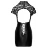 Robe courte et moulante - Noir Handmade- Taille M