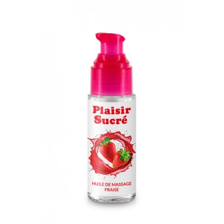 huile de massage gourmande fraise YOBA