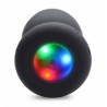 PLUG ANAL EN SILICONE LUMINEUX AVEC LUMIÈRE LED taille : M