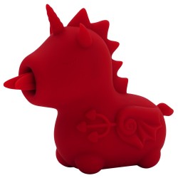 mini stimulateur licorne Blaze Diablo à la langue fourchue diabolique