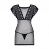 Nuisette Noire translucide - 821-Che-1- obsessive- S/M