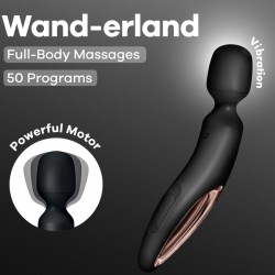 MASSEUR VIBRANT WAND ERLAND NOIR -SATISFYER -