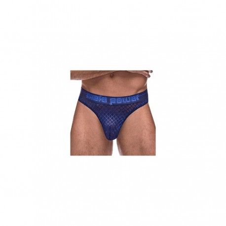 String DIAMOND MESH Bleu