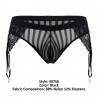 String Porte-Jarretelles Turan Noir