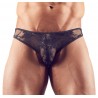 Slip sexy dentelle Noir