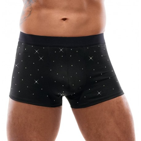 Boxer Svenjoyment Black Strass