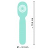 Mini stimulateur clitoridien vert - Cuties -