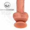 GODE ARTICULABLE HYPERRÉALISTE 17,8 CM - COCK MILLER -