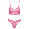 lingerie de Cottelli FANTASY avec soutien-gorge doux et string S/M