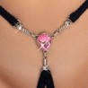 String ouvert noir glamour de Cottelli LINGERIE