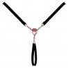 String ouvert noir glamour de Cottelli LINGERIE