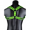 Harnais phosphorescent Sling Glow Noir-Vert Néon L/XL