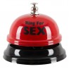 ORION - Cloche de table rouge