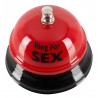 ORION - Cloche de table rouge