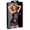 COTTELLI - MINI ROBE NOIRE OUVERTE