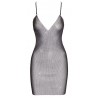Cottelli - Mini-robe à bretelles scintillantes - T.U