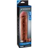 Gaine réaliste Perfect 2 Extension avec anneau- 20 cm Marron