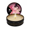 Mini bougie de massage Lueur et Caresse SHUNGA pétales de rose