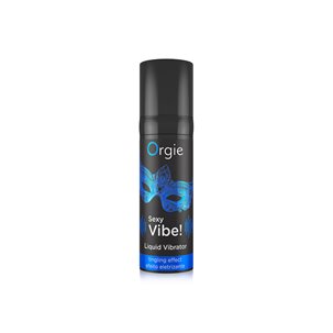 Sexy vibe liquid vibrator gel excitant pour elle et lui 15ml Orgie