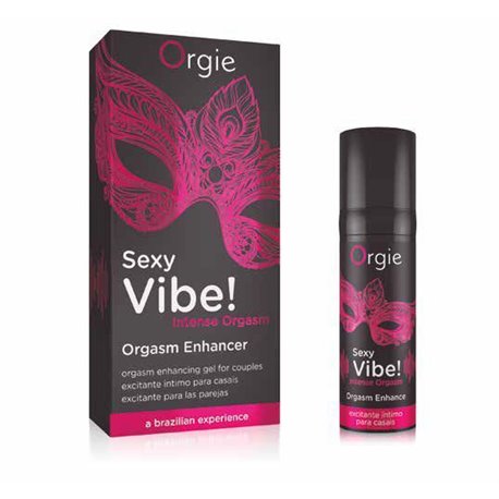 Sexy vibe intense orgasm gel excitant pour elle et lui 15ml Orgie