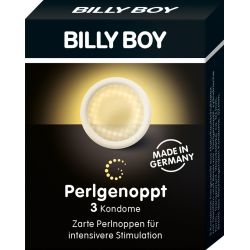 3 preservatifs BILLY BOY perlés