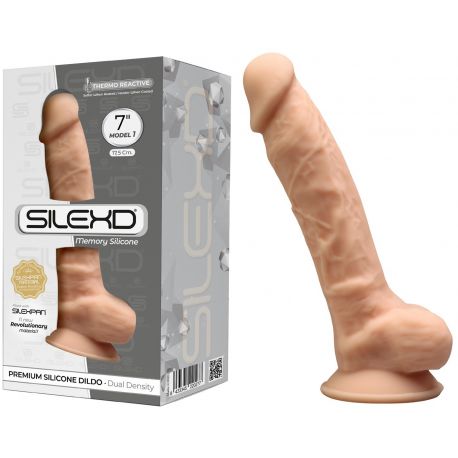 Gode Réaliste Double Densité N° 1 - 17,5 cm Silexd