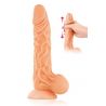 Real max Gode réaliste sur ventouse 22 cm mouvement du prépuce Real Body