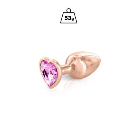 Plug bijou Coeur Acier Gloria 2 Tailles et 2 Couleurs aux choix Hidden Eden