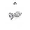 Plug bijou Coeur Acier Gloria 2 Tailles et 2 Couleurs aux choix Hidden Eden