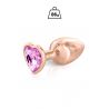 Plug bijou Coeur Acier Gloria 2 Tailles et 2 Couleurs aux choix Hidden Eden