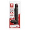 The Power Black Vibromasseur réaliste 31cm Captain Red