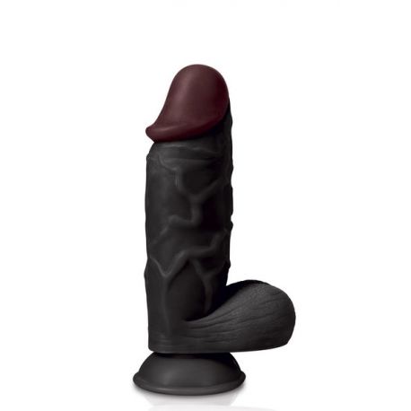 The Strong Black Gode réaliste ventouse 26 cm Captain Red