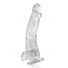 Gode translucide en jelly 22cm Pure Jelly